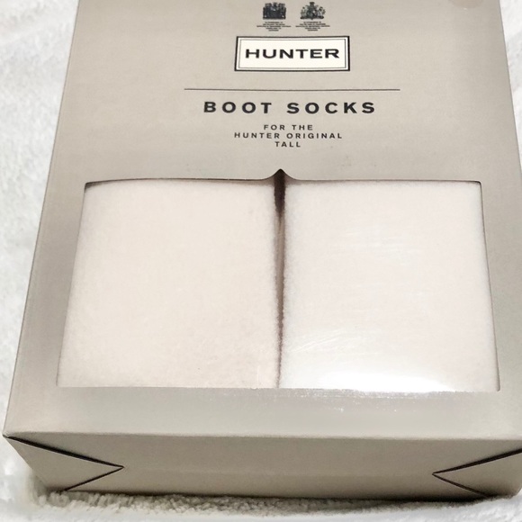 NWT Hunter Original Tall Boot Fleece Socks - Picture 4 of 5